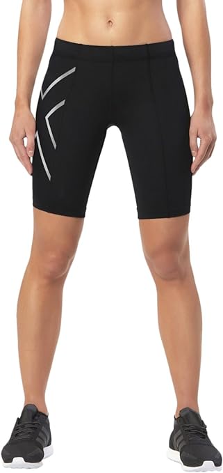 2XU Women's Compression Shorts - Black/Silver
