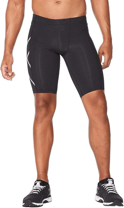 2XU Men's Compression Shorts - Black/Silver