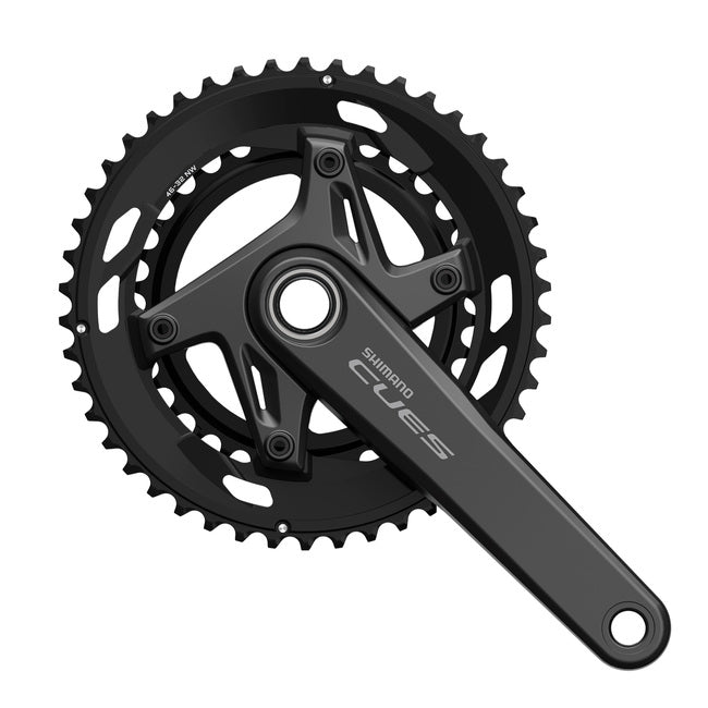 Shimano FRONT CHAINWHEEL, FC-U6030-2, CUES, FOR REAR 9/10-SPEED, 2-PCS FC, 165MM, 50-34T W/O CG, W/O BB PARTS