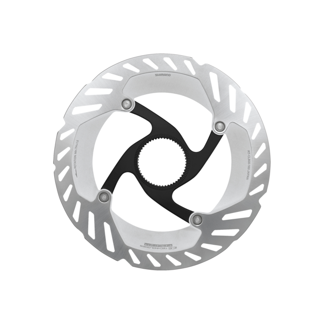 ROTOR FOR DISC BRAKE, RT-CL800, S 160MM, W/LOCK RING (INTERNAL SERRATION)