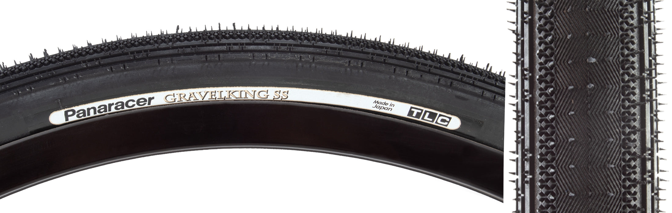 Panaracer GravelKing SS  27.5x1.75 (650Bx43) FOLD TBLS BK/BK