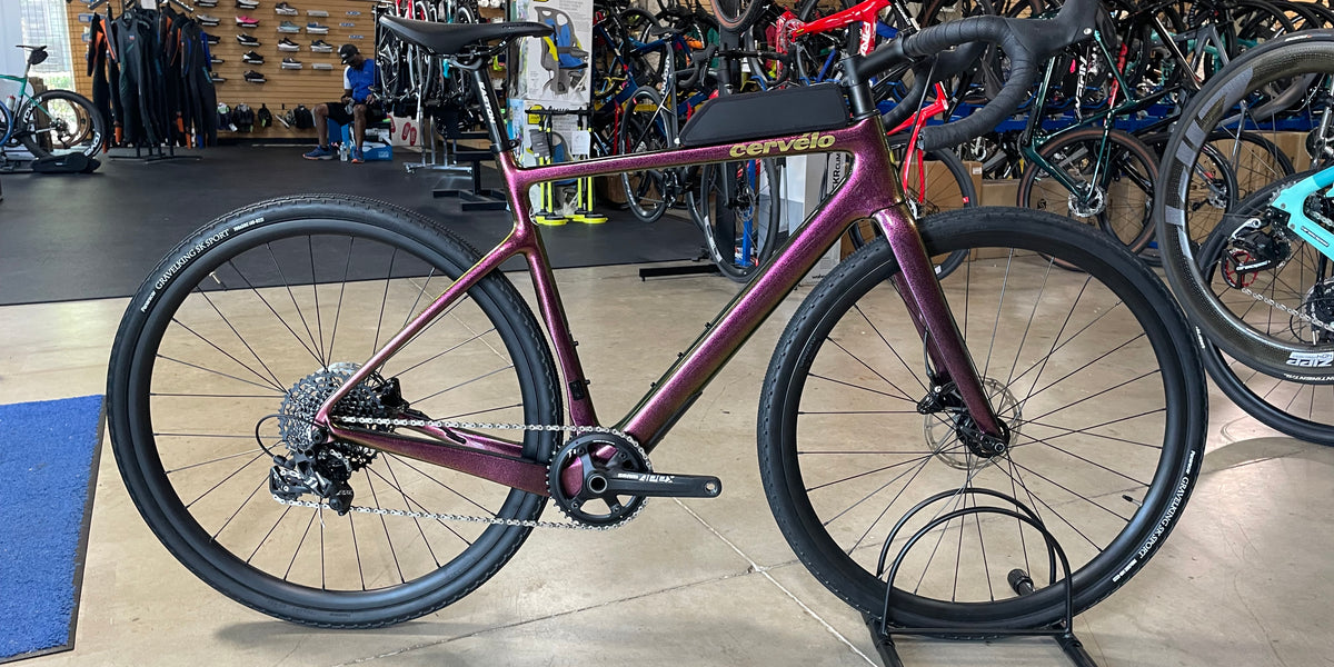 Cervelo Aspero SRAM Apex 11 Speed Purple Sunset Demo — Playtri