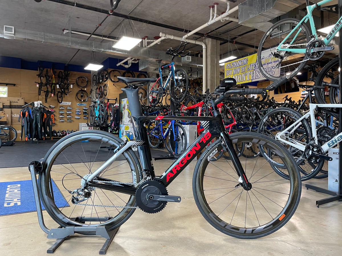 Argon 18 E-117 Tri SRAM Force 22 - ZIPP 303 Firecrest - Silver Rabbit ...