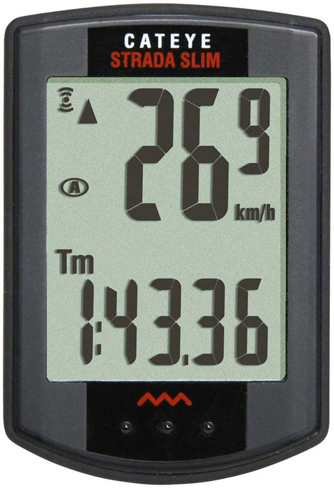 CatEye Strada Bike Computer - Wireless, Black