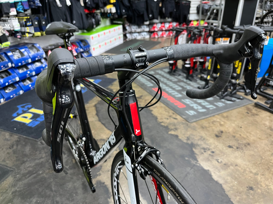 Argon 18 Gallium Pro Rim Shimano 105 11 Speed- Black/Speed White 2019 DEMO