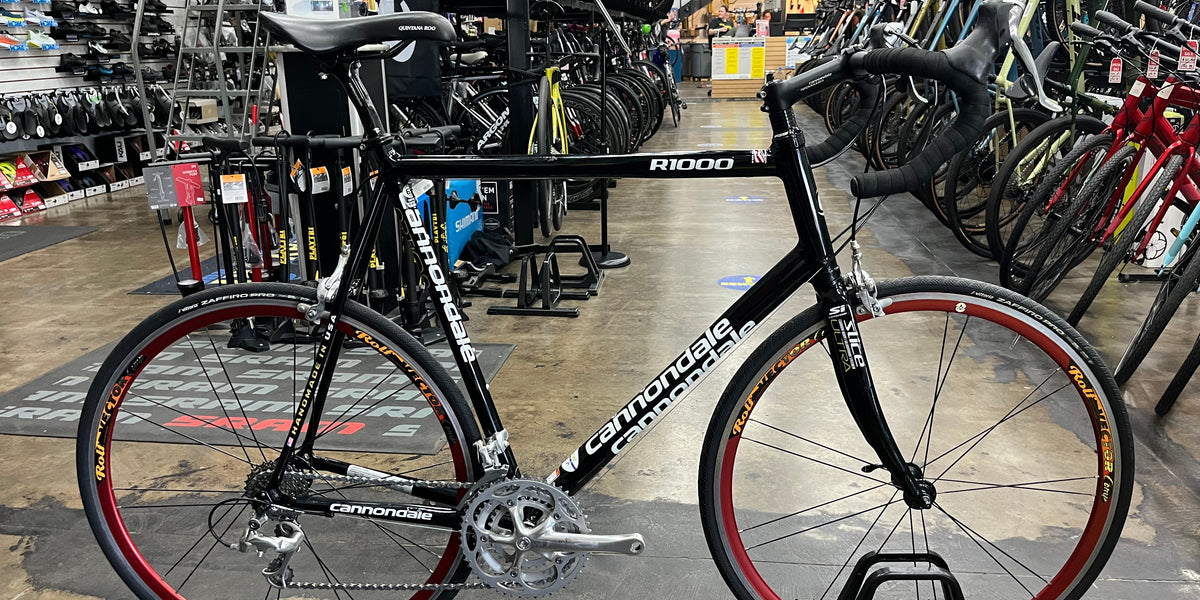 canondaleキャノンデール R1000 DURA-ACE spinergy Cannondale R1000 Shimano Ultegra 9 Speed - Black 2004 USED