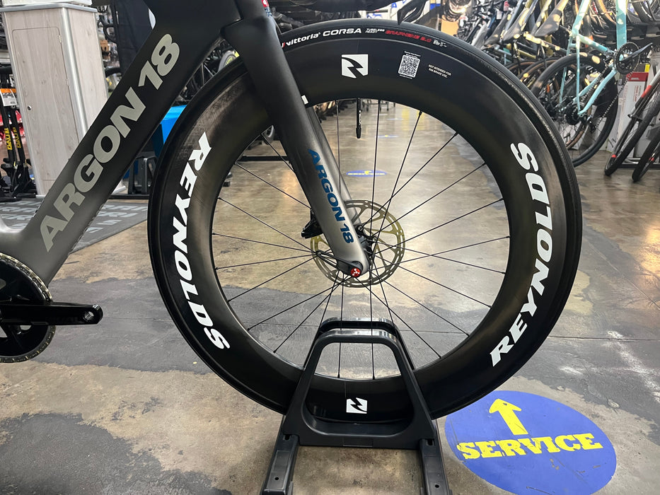 Argon 18 E-118 Tri+ SRAM Rival eTAP AXS 12 Speed - Reynolds AR80 Wheelset - Black 2023