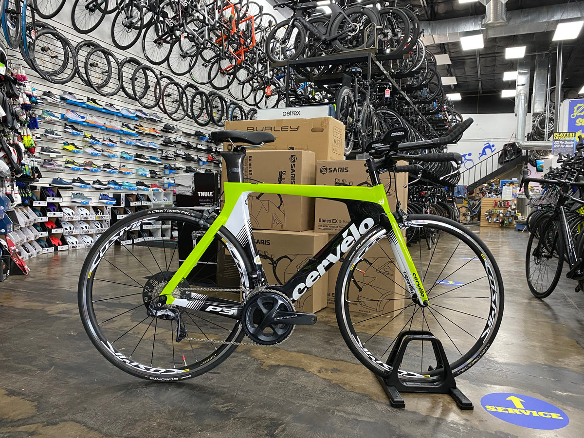 Cervelo P3 Shimano Ultegra Di2 11 Spd - Mavic Cosmic Wheels