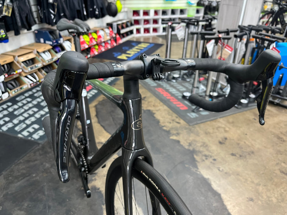 Cervelo R5 Shimano Dura-Ace Di2 12-Speed w/Profile Design GMR 38 Wheels - Lime/Black