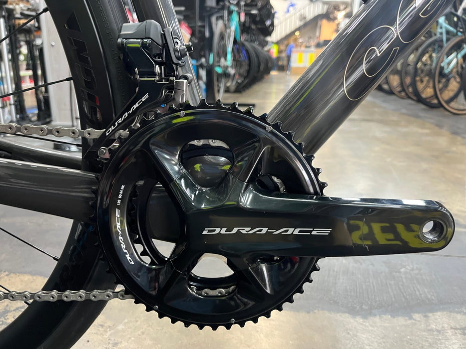 Cervelo R5 Shimano Dura-Ace Di2 12-Speed w/Profile Design GMR 38 Wheels - Lime/Black