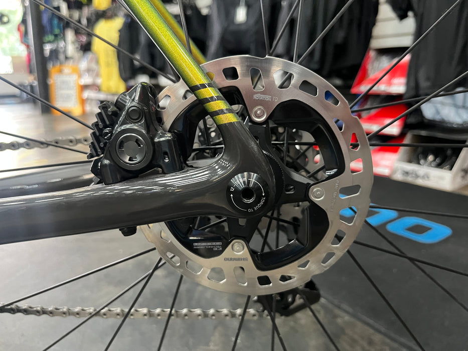 Cervelo R5 Shimano Dura-Ace Di2 12-Speed w/Profile Design GMR 38 Wheels - Lime/Black