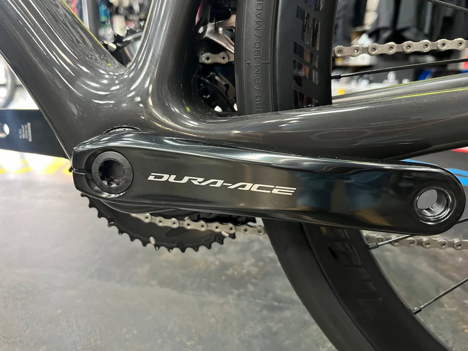 Cervelo R5 Shimano Dura-Ace Di2 12-Speed w/Profile Design GMR 38 Wheels - Lime/Black