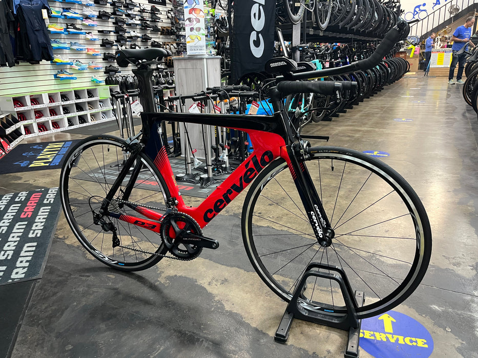Cervelo P3 Shimano Ultegra/105 11-Speed - Red/Black/Blue