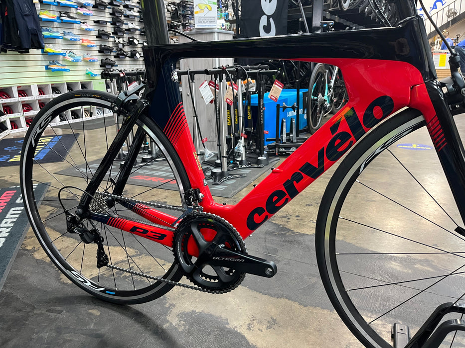 Cervelo P3 Shimano Ultegra/105 11-Speed - Red/Black/Blue