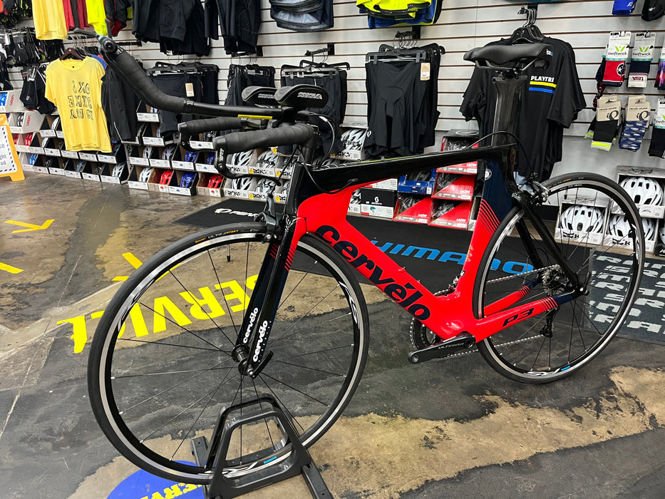 Cervelo P3 Shimano Ultegra/105 11-Speed - Red/Black/Blue