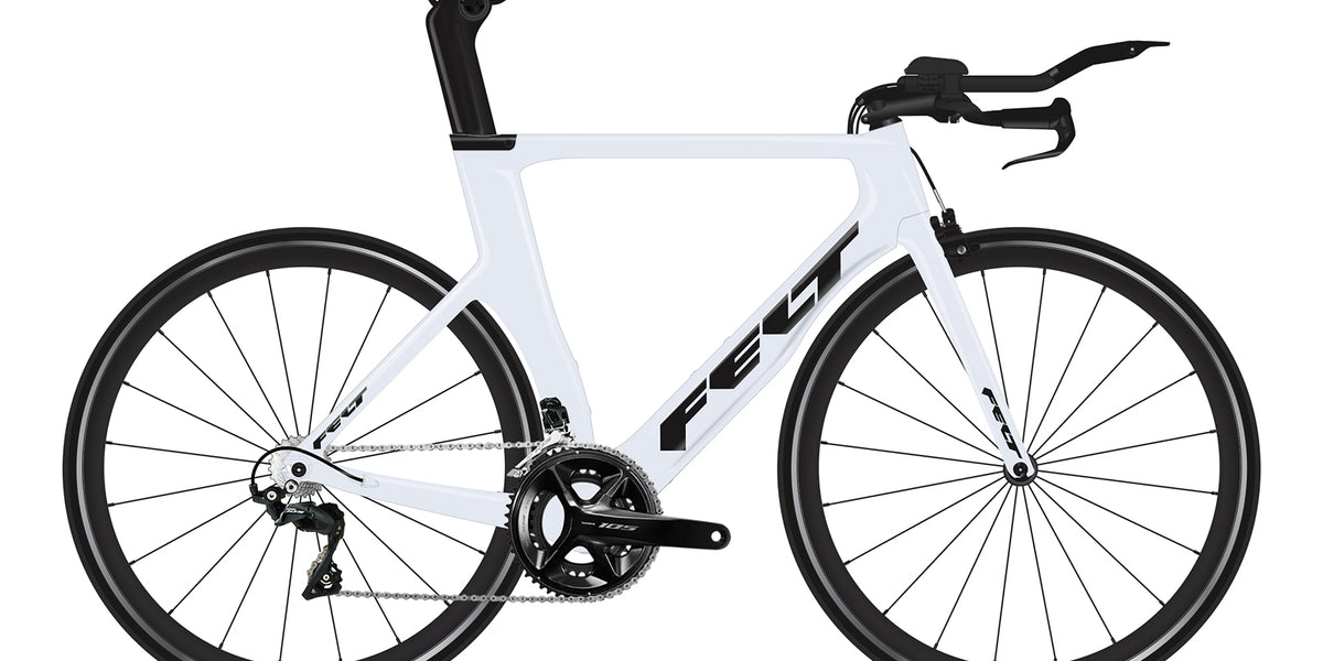 Felt B Performance Shimano 105 12 Speed White Fog 2024 — Playtri