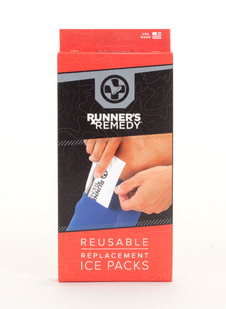 Runners Remedy Replacement Ice Packs - 4 Small/ 4 Large Reusable Ice Packs