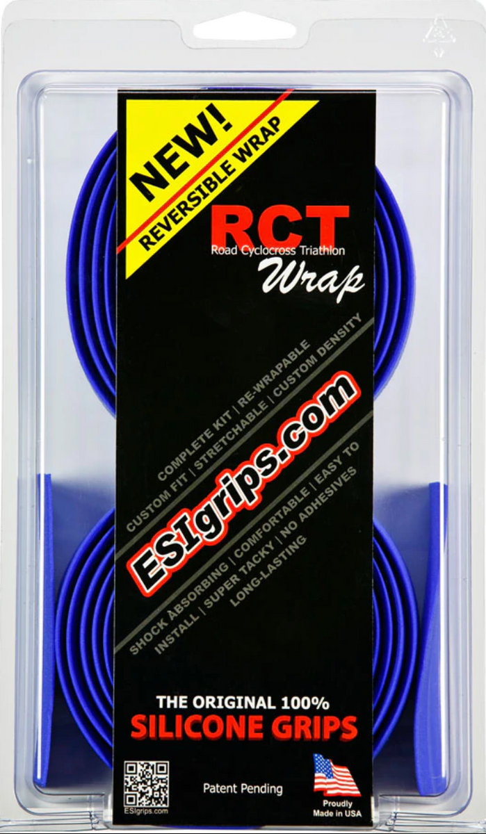 Nastro Manubrio ESI RCT In Silicone, Nero, Per Bici Da Corsa, Ciclocross, Gravel, Nuovo - Foto 4