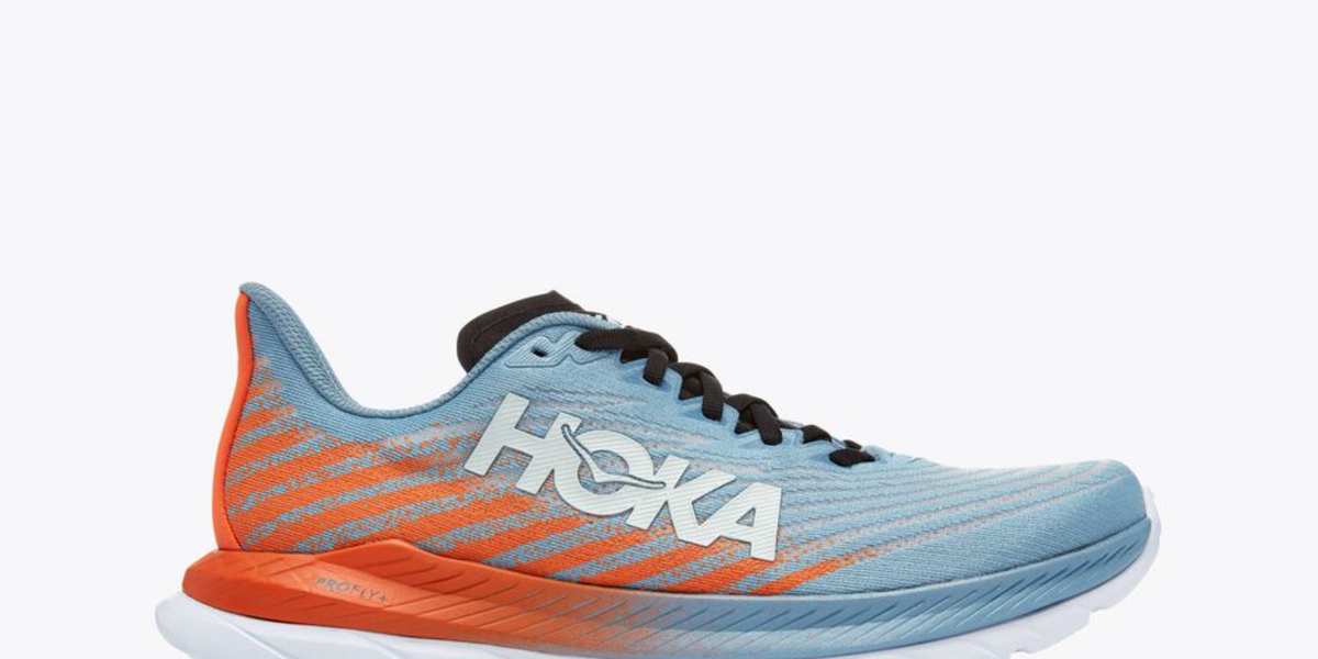 Hoka One One Mach 5 Men’s Mountain Spring Puffin\'s Bill Blue Orange Size 7D Hoka Mach 5 - Mountain Spring - Puffin main image 2